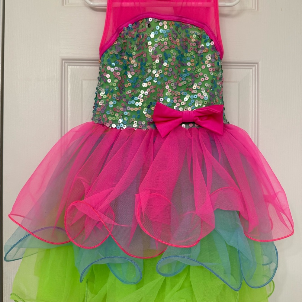 Weissman Dance Costume with Sequin Bodice